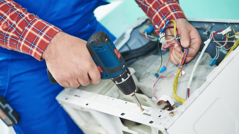 Yenimahalle Philips Philips çamaşır makinesi kart tamiri – Su almama arızası orijinal parça ile giderildi. - Teknik servis örneği